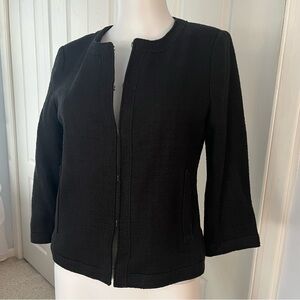 Banana Republic Black Hook & Eye Closure Blazer Women's Size 6P
